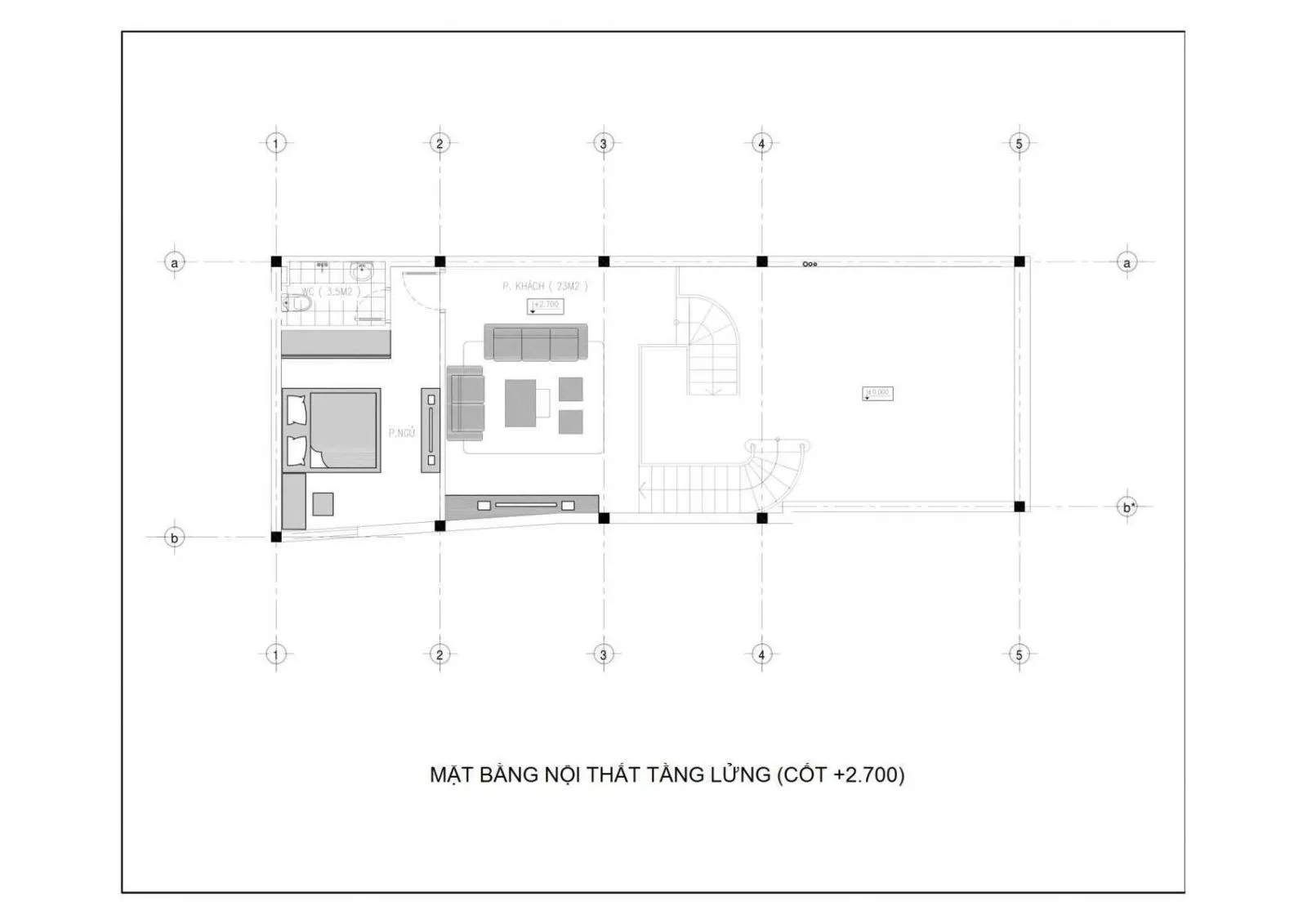 Tư vấn thiết kế mặt tiền nhà 2 tầng có gác lửng 5x10m đẹp hợp thời