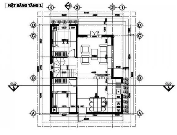 Tư vấn thiết kế mẫu nhà 2 tầng 10x8m đẹp đơn giản tiết kiệm chi phí