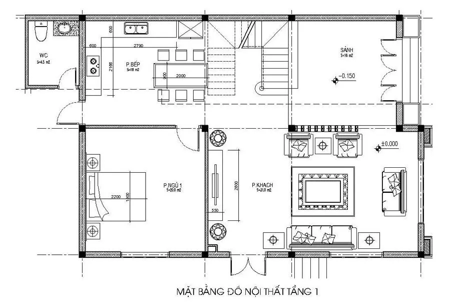 Tư vấn thiết kế mẫu nhà biệt thự tân cổ điển đẹp 3 tầng tại Ninh Bình