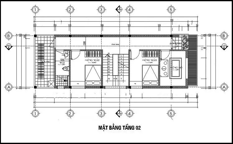 Tư vấn thiết kế nhà 1 trệt 1 lầu 6x20m thu hút mọi ánh nhìn