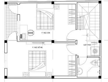 Tư vấn xây mẫu nhà 2 tầng 60m2 đẹp và tiết kiệm chi phí