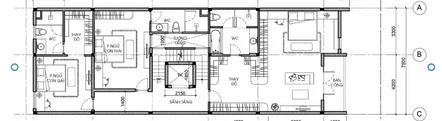 Tuyển chọn 3 mẫu nhà 1 trệt 1 lầu 1 sân thượng ngắm mãi không chán