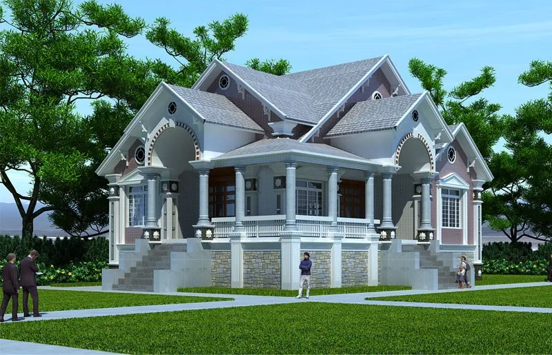 Tuyển chọn những mẫu thiết kế biệt thự cấp 4 đẹp vượt thời gian