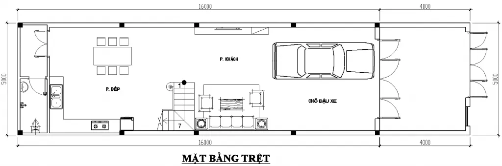 Tuyển lựa 6 mẫu nhà ống 2 tầng 5x16m nhìn vào ai cũng muốn xây