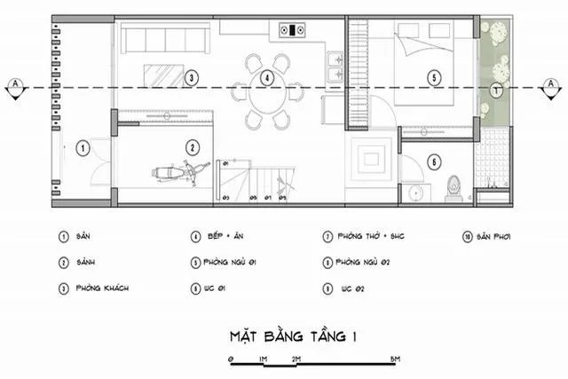 Xây nhà cấp 4 có gác lửng 4×12 đẹp tại Phú Thọ và Bắc Giang