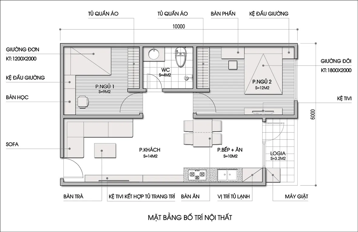 Xây nhà cấp 4 sân vườn đẹp cho vợ chồng trẻ đầy đủ công năng