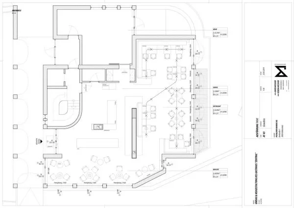 Zentral – Thiết kế quán cafe 200m2 cách điệu với mái vòm